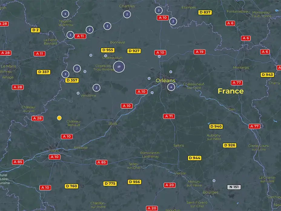 Carte interactive