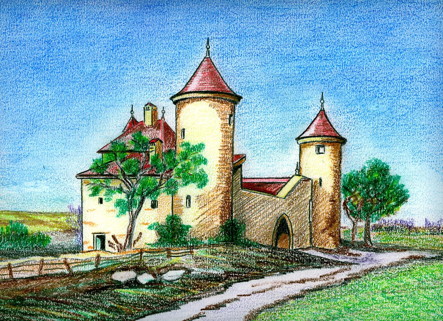 Château d'Étrembières, Étrembières – Haute-Savoie