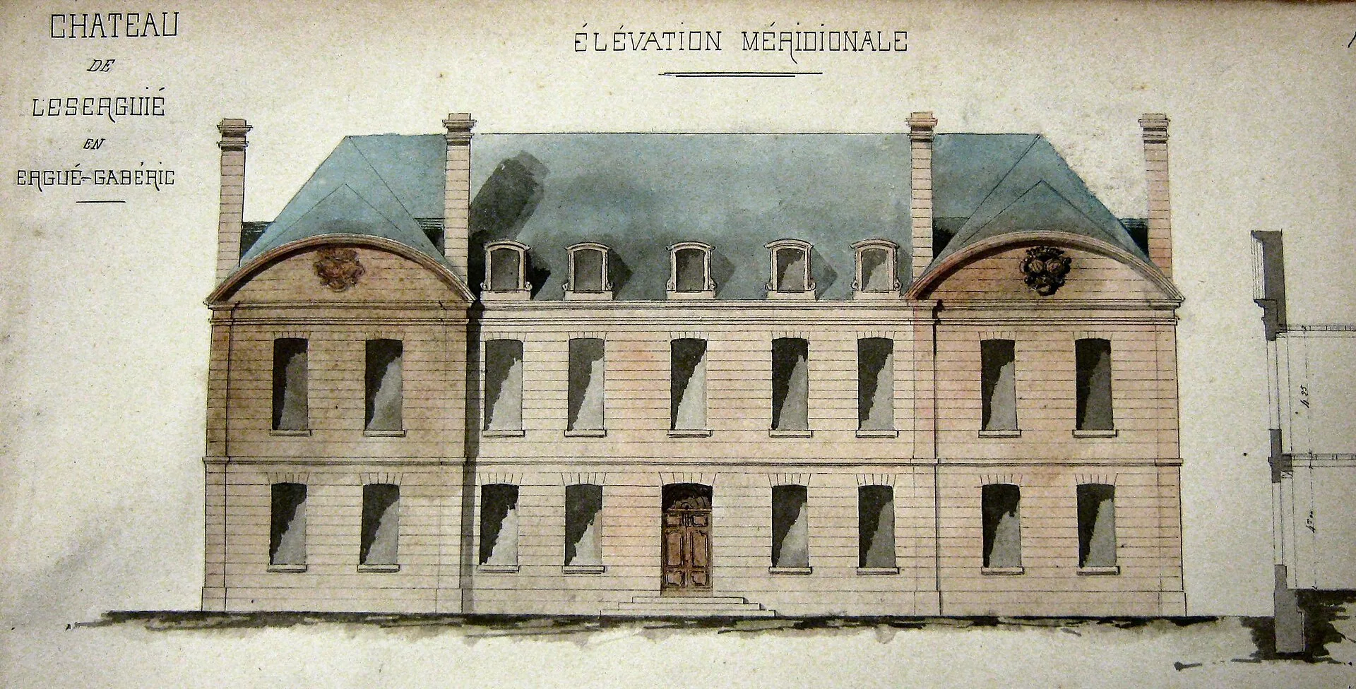 Château de Lezergué, Ergué-Gabéric – Finistère