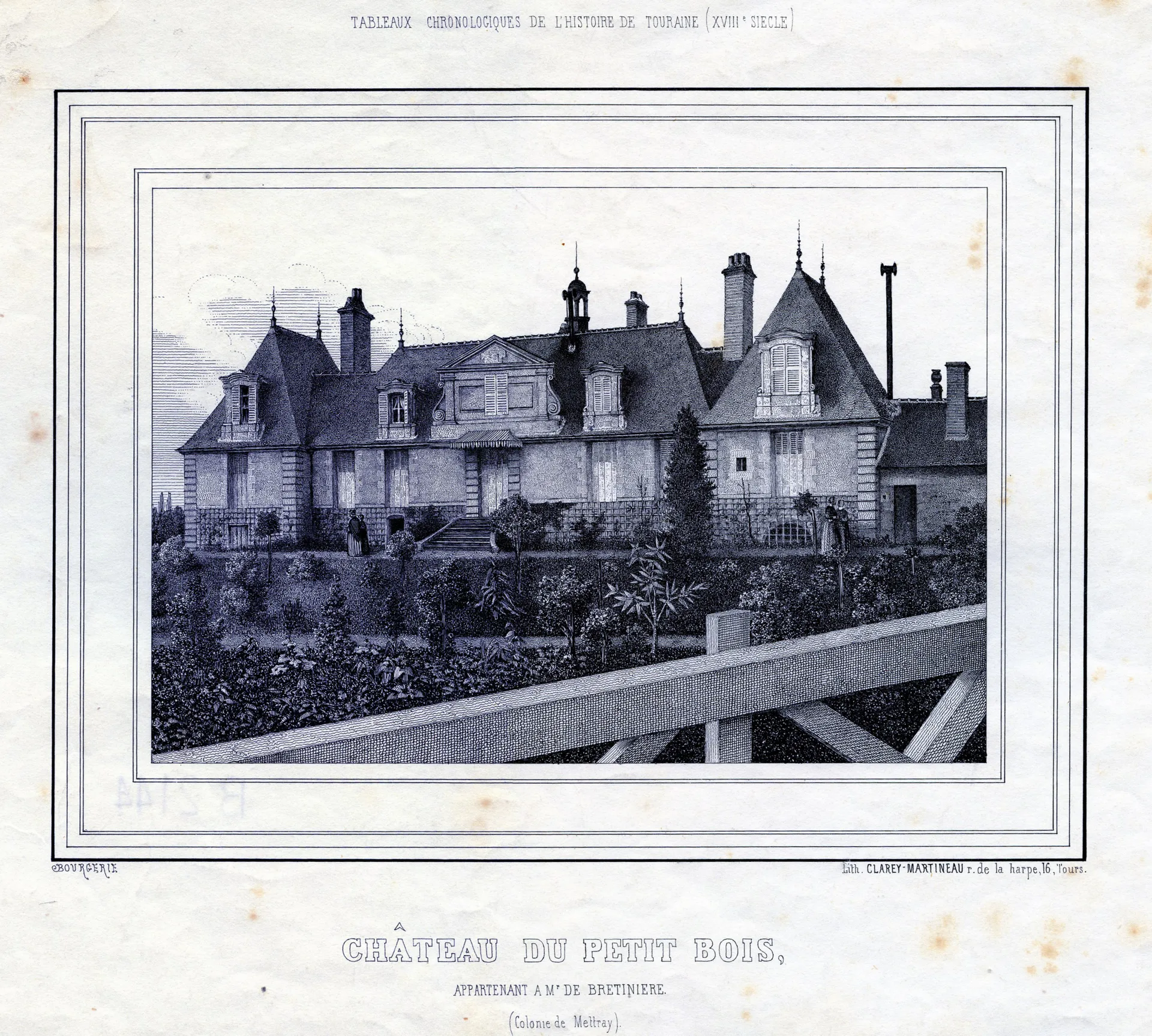 Château du Petit-Bois, Mettray – Indre-et-Loire