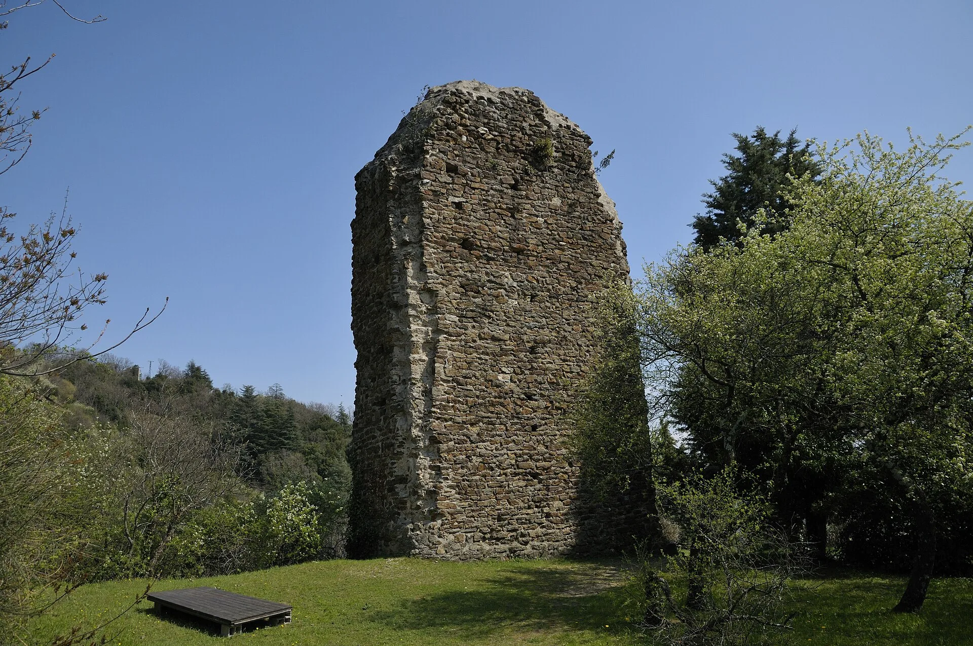 Remains of the castel of Beauchastel