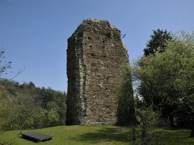 Remains of the castel of Beauchastel